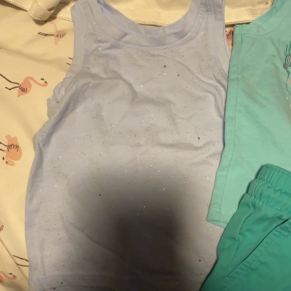 Cat & Jack Summer Clothes Set - 12 mos. - Picture 5 of 6